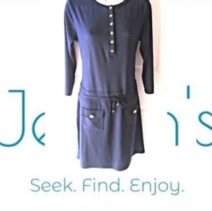 New Chelsea & Theodore Drawstring Casusl Dress 8